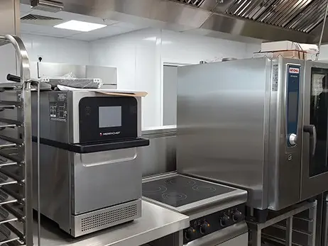 modern inox kitchen equipment